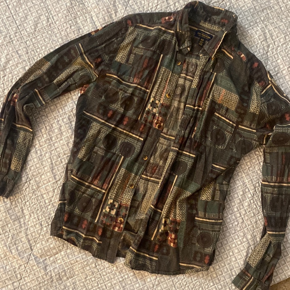 Vintage button up Size:Medium